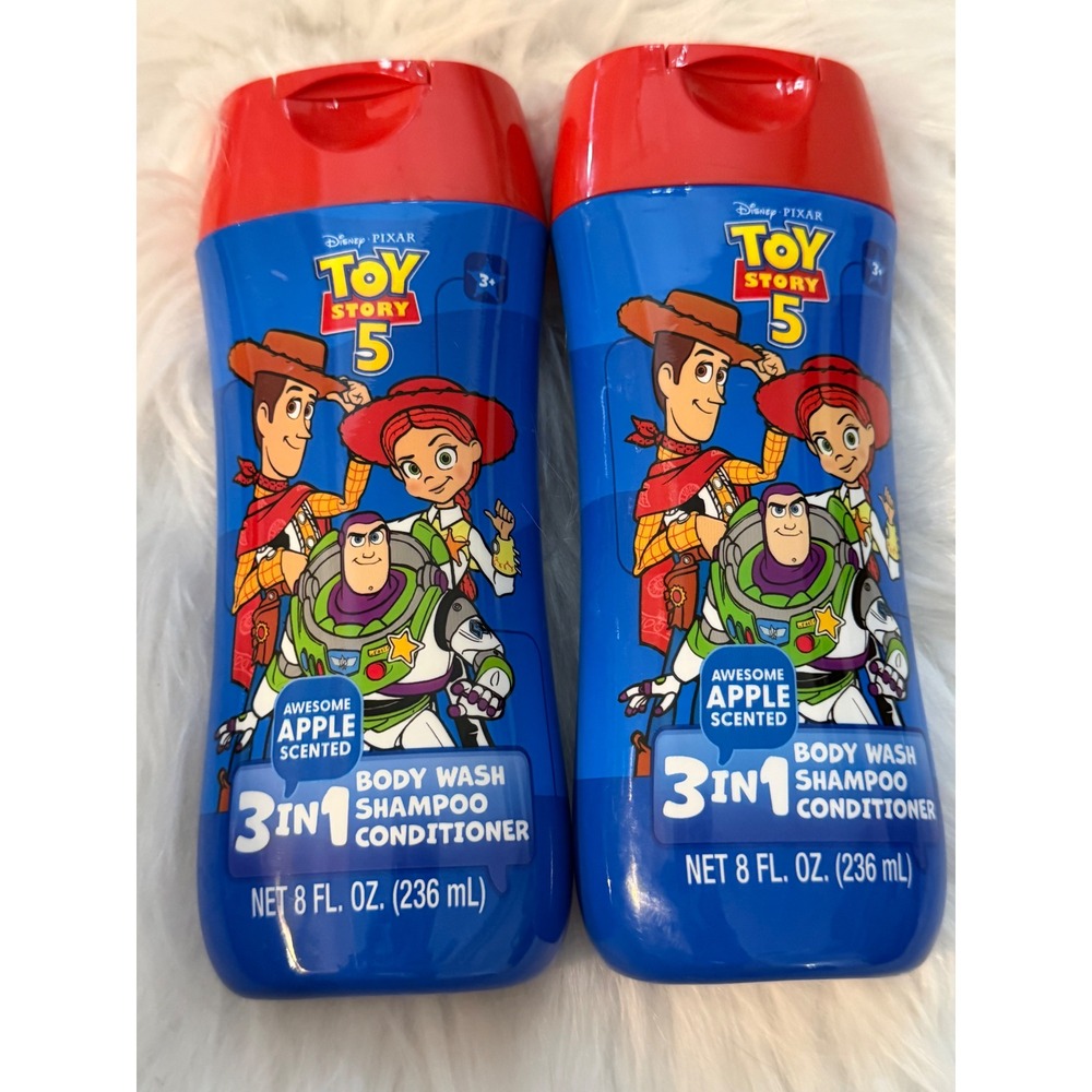 Disney Pixar Toy Story 5 3in1 Body Wash Shampoo Conditioner Apple Scent 2 Pack